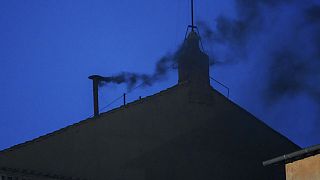 Black smoke from Sistine Chapel chimney signals no pope elected