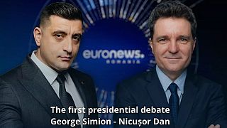 Euronews Romania Simion-Dan debate announcement