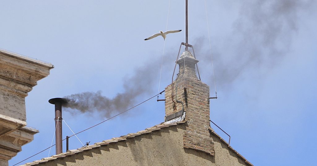 No new pope as black smoke also rises at midday on second day of conclave No new pope as black smoke also rises at midday on second day of conclave