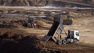 A view of an ilmenite open pit mine in a canyon in the central region of Kirovohrad, 12 February, 2025