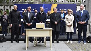 Ukraine's allies travelled to Lviv to announce the special tribunal