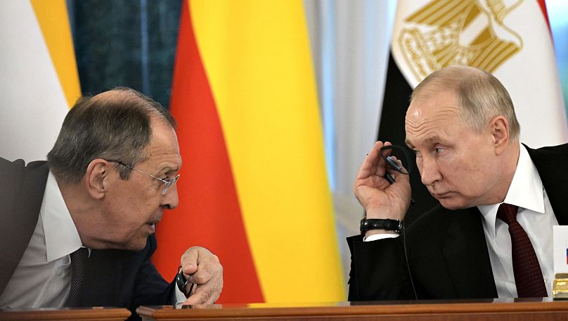 Сергей Лавров и Владимир Путин