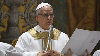 Pope Leo XIV's first mass in the Sistine Chapel, 9 May 2025