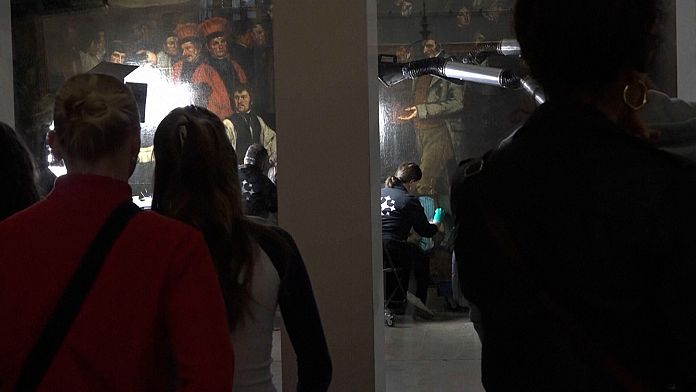 Watch the live restoration of Courbet's masterpiece at Musée d'Orsay