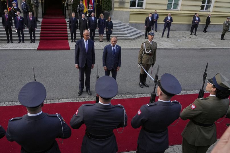 Merz traf Tage vorher den polnischen Ministerpräsident Donald Tusk.