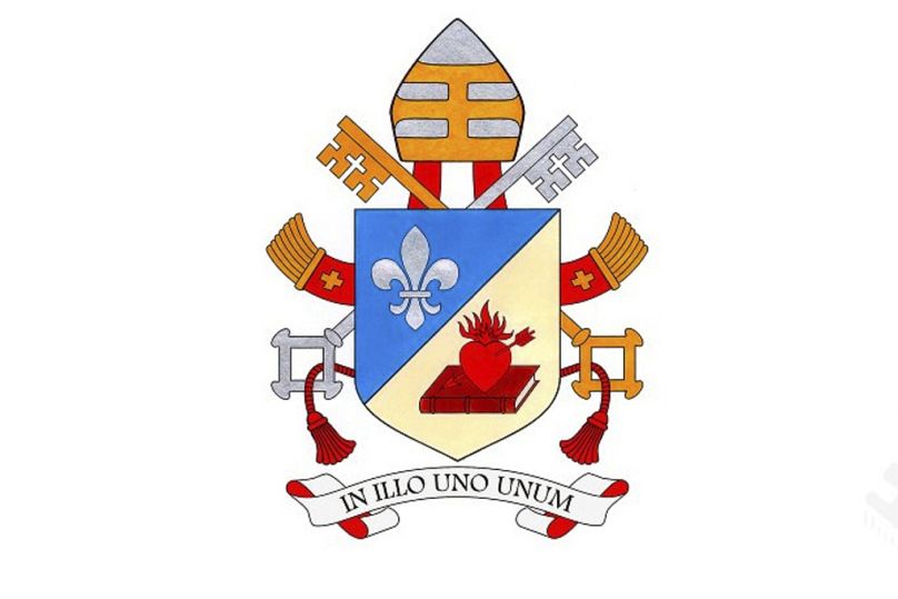 Das Wappen von Papst Leo XIV. 