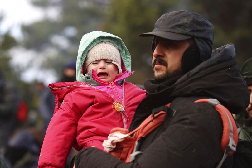 Aktywiści mówią, że stan niektórych migrantów jest dramatyczny.