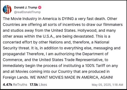 Post Trumpa z 05.05.2025