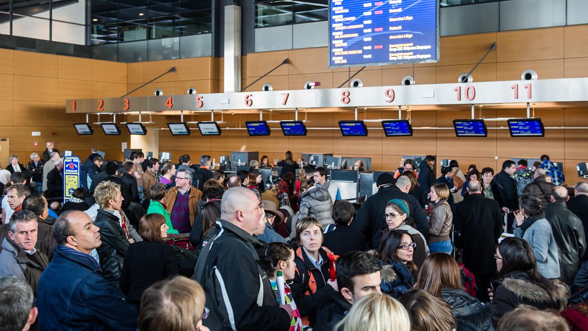 All flights suspended at Charleroi Airport in Brussels after bomb threat on board Ryanair plane