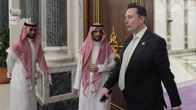 Elon Musk fa parte della delegazione Usa a Riad