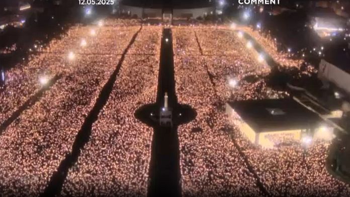 Shrine of Fatima in Portugal packed for first pilgrimage after Pope Francis' death