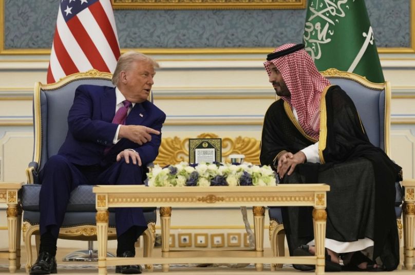 الاجتماع بين الرئيس الأميركي دونالد ترامب وولي العهد السعودي محمد بن سلمان