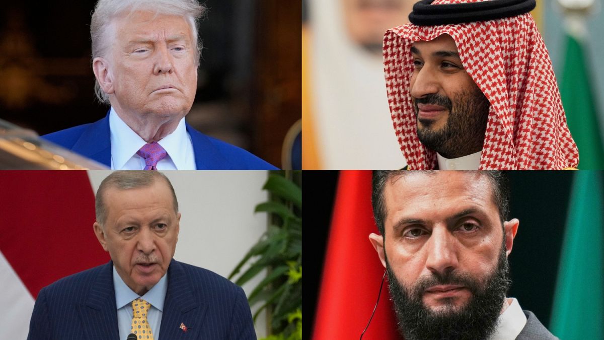 ترامب يلتقي الرئيس السوري الانتقالي أحمد الشرع وولي عهد السعودية بحضور أردوغان عبر الانترنت
