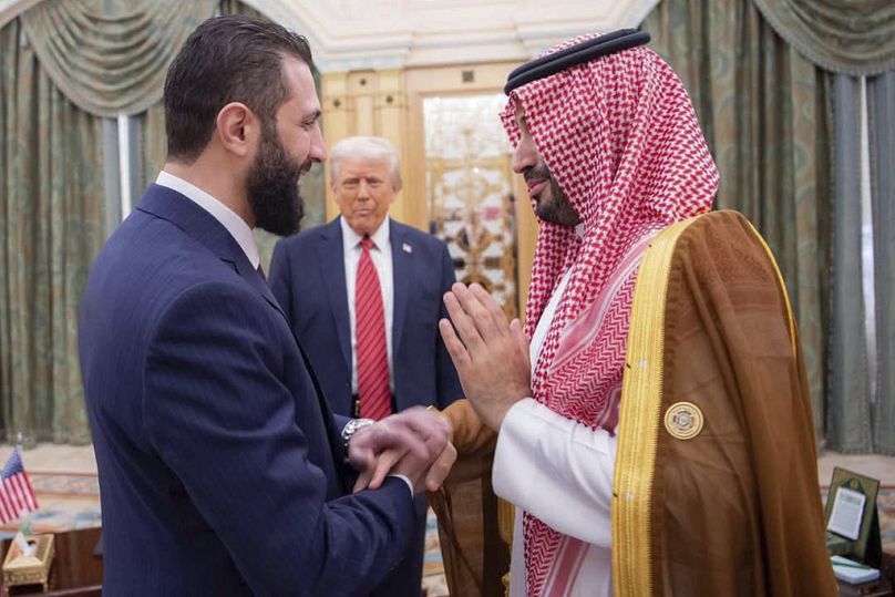 محمد بن سلمان، احمد الشرع و دونالد ترامپ