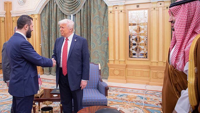 Trump meets Syria’s 'young, attractive' al-Sharaa in Saudi Arabia and lifts sanctions on Damascus