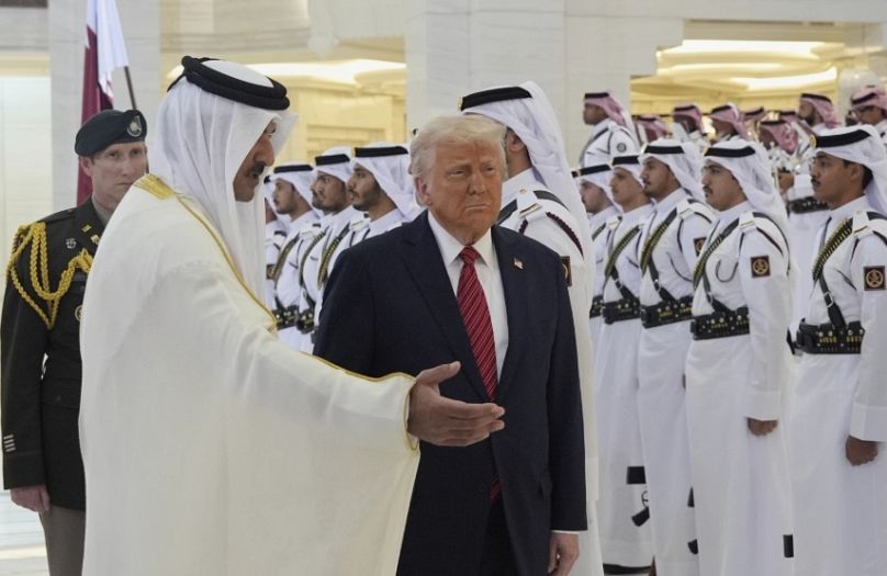 الرئيس الأميركي دونالد ترامب خلال زيارته إلى الخليج