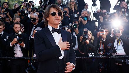 Cannes: Tom Cruise walks red carpet for latest Mission: Impossible premiere