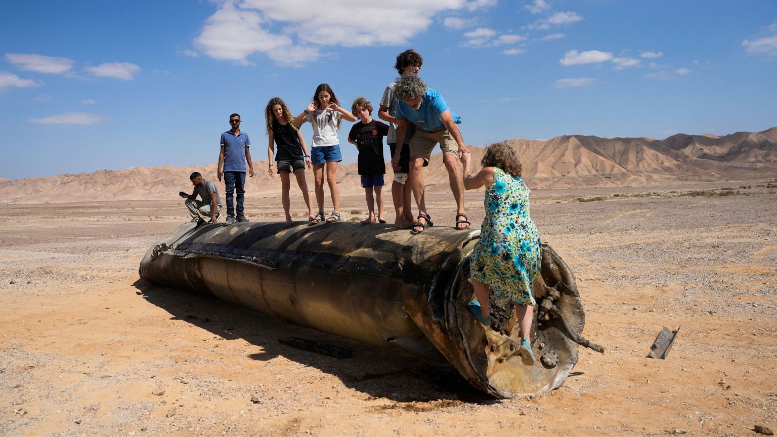 موشک بالستیک ایرانی در حمله به اسرائیل