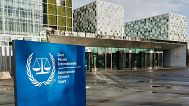 FILE: A general view of the exterior of the International Criminal Court in The Hague, 12 March 2025