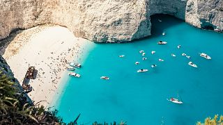 Zakynthos is famous for its beach shipwreck.