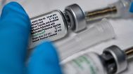 A vaccination that includes a polio dose is displayed in April 2025.