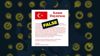 There has been no such announcement from the Turkish government