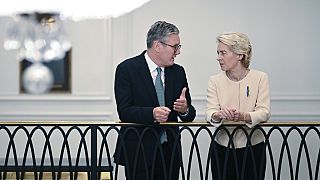 UK Prime Minister Keir Starmer and Commission President Ursula von der Leyen