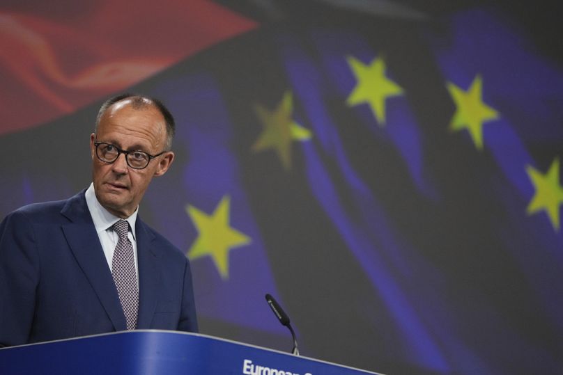 Kanzler Friedrich Merz (CDU) hatte als wichtigstes Wahlsprechen eine neue Migrationspoltiik. 