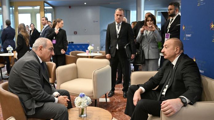 Armenia and Azerbaijan’s leaders meet briefly in Tirana as peace agreement momentum continues