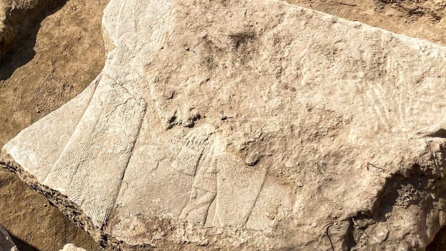 Fragment of the discovered relief Fragment of the discovered relief