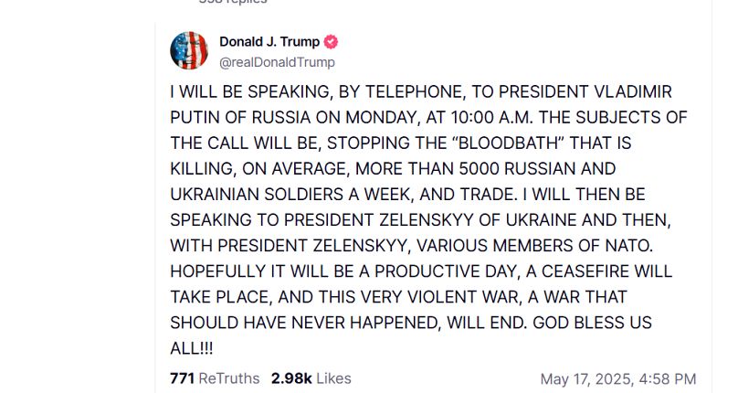 post di Trump