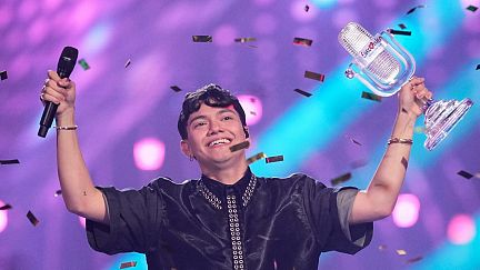 JJ from Austria wins Eurovision 2025. 