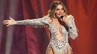 Melody durante la final de Eurovisión 2025.