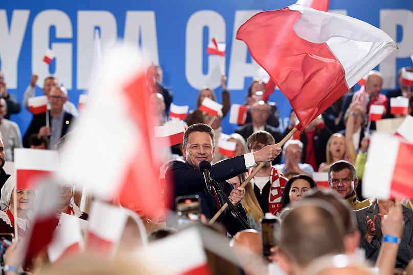 Trotz knappem Rennen optimistisch: Trzaskowski gab sich vor seinen Anhängern kampfbetont.