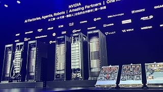 Nvidia's presentation at COMPUTEX in Taiwan.