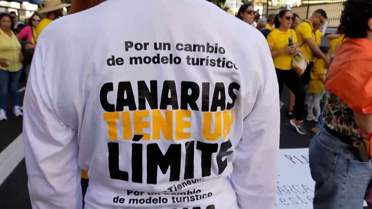 Tenerife protesters demand action on mass tourism impact