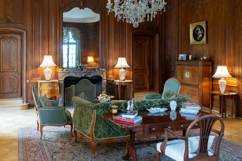 Az úgynevezett Oak Room, vagyis Tölgyfa-szoba 