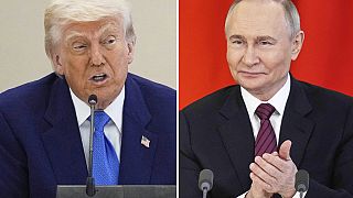I presidenti degli Stati Uniti e della Russia Donald Trump e Vladimir Putin