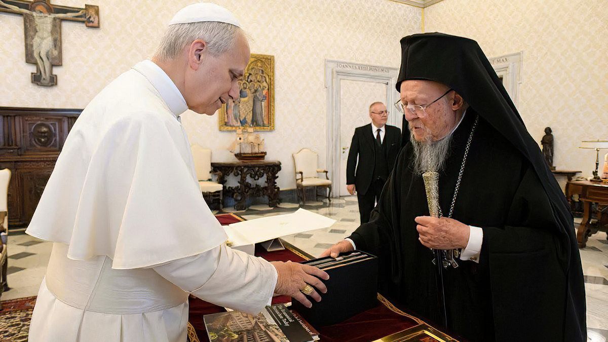 Κατ' ιδίαν συνάντηση του Πάπα Λέοντα ΙΔ' με τον Οι&
