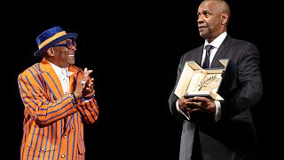 US actor Denzel Washington receives surprise honorary Palme d'Or in Cannes