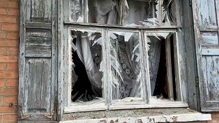 SCREENSHOT - Russian drone strike damages Sloviansk homes and business