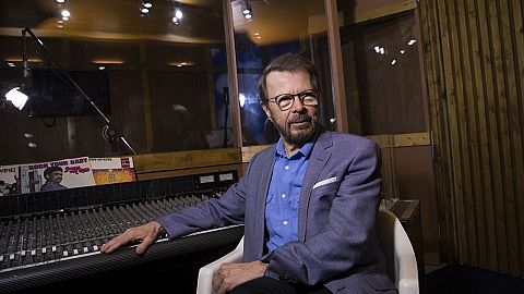 Bjorn Ulvaeus at a recording studio in London.