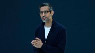 الرئيس التنفيذي لشركة Alphabet، سوندار بيتشاي، يتحدث في فعالية Google I/O في ماونتن فيو، كاليفورنيا، الثلاثاء، 20 مايو 2025.