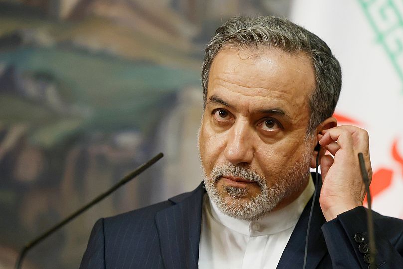 Iranian Foreign Minister Abbas Araghchi attends a news conference in Moscow, 18 April, 2025