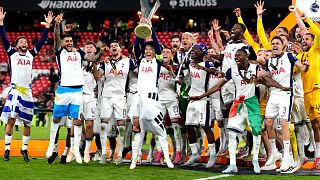 Spurs beat Man United for Europa League title to end long trophy drought