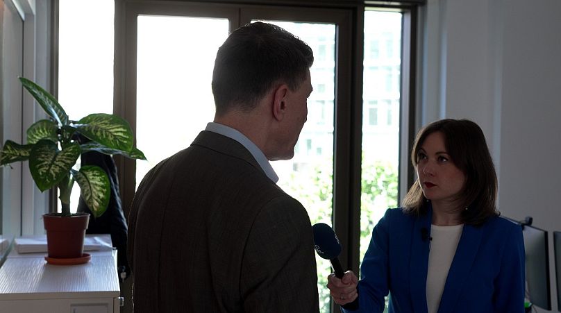 Energy expert Dr. Björn Peters in conversations with Euronews correspondent Zara Riffler.