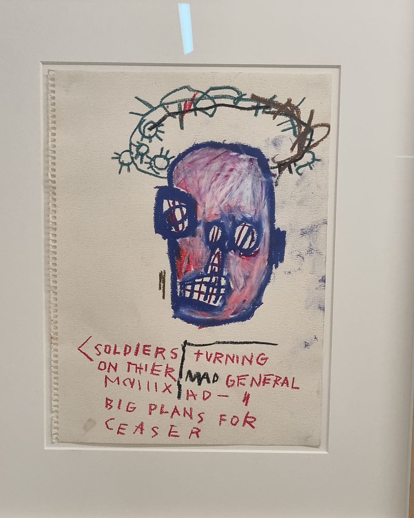 Jean-Michel BASQUIAT  Untitled, 1981  Oilstick on paper  31,5 x 24 cm 