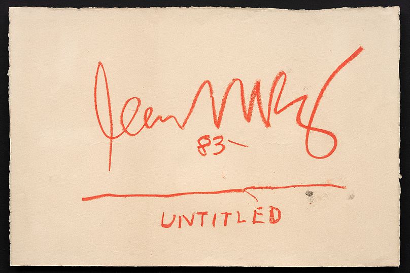 Jean-Michel BASQUIAT  Untitled, 1983  Oilstick on paper  56,5 x 37,5 cm