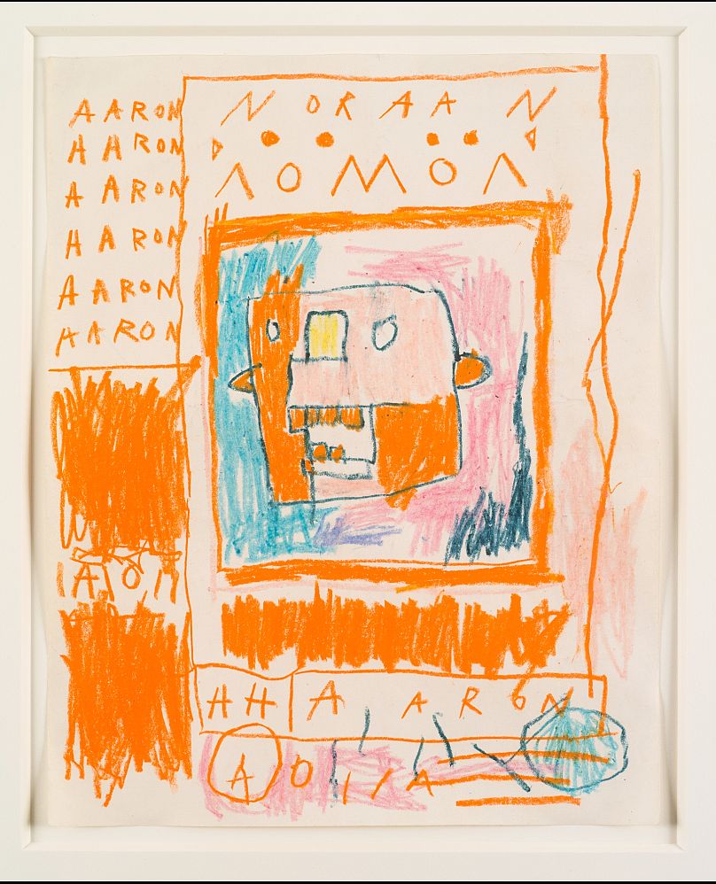 Jean-Michel BASQUIAT  Untitled, 1981  Oilstick on paper  28 x 21,5 cm 