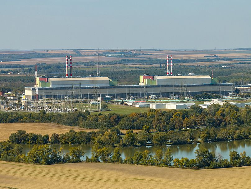 A paksi atomerőmű látképe